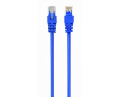 Патч корд Cablexpert PP12-5M/B, UTP, категорія. 5E, литий,  50u" штекер із фіксатором, 5 м, синій