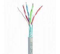 Звита пара, Cablexpert FPC-5004E-SO/100C, CAT5e, одножильна, екранована фольгою, 100 м