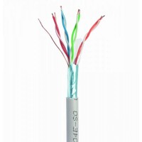 Звита пара, Cablexpert FPC-5004E-SO/100C, CAT5e, одножильна, екранована фольгою, 100 м