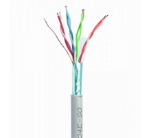Звита пара, Cablexpert FPC-5004E-SO/100C, CAT5e, одножильна, екранована фольгою, 100 м