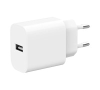 Мережевий зарядний пристрій Gembird TA-UC-1A12-01, 1 USB-A 5V/2.4A (12W), білий