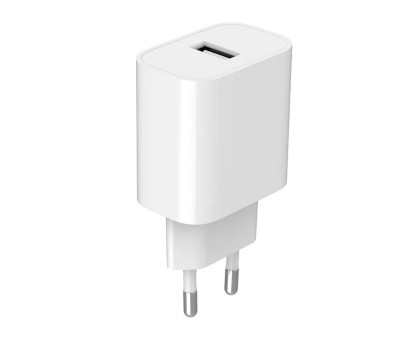 Мережевий зарядний пристрій Gembird TA-UC-1A12-01, 1 USB-A 5V/2.4A (12W), білий