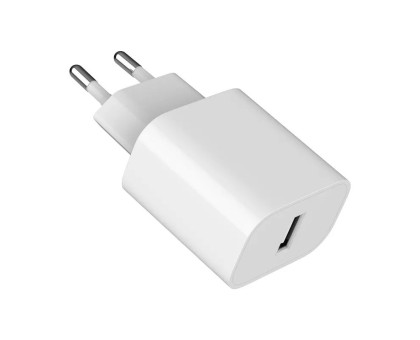 Мережевий зарядний пристрій Gembird TA-UC-1A12-01, 1 USB-A 5V/2.4A (12W), білий