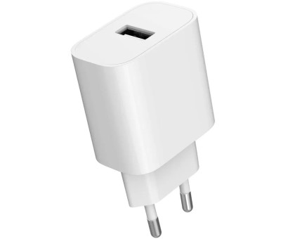 Мережевий зарядний пристрій Gembird TA-UC-1A12-01, 1 USB-A 5V/2.4A (12W), білий