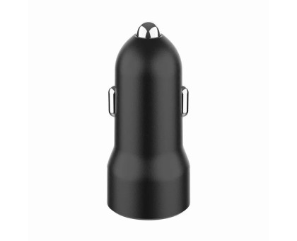 Автомобільний зарядний пристрій Gembird TA-UC-A2PDQC20-CAR-01, 1xUSB-A (18W QC3.0)+ 1xUSB-C (20W PD), чорний