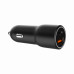 Автомобільний ЗП Gembird TA-UC-AC2PDQC38-CAR-01, 1xUSB-A (18W QC3.0) + 1xUSB-C (PD 20W), чорний