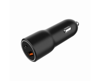 Автомобільний ЗП Gembird TA-UC-AC2PDQC38-CAR-01, 1xUSB-A (18W QC3.0) + 1xUSB-C (PD 20W), чорний