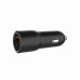 Автомобільний ЗП Gembird TA-UC-AC2PDQC38-CAR-01, 1xUSB-A (18W QC3.0) + 1xUSB-C (PD 20W), чорний