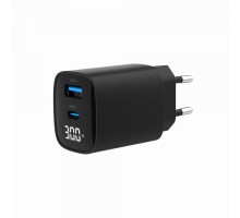 Мережеве ЗУ Gembird TA-UC-PDQC30LCD-BK-01