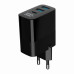 Мережеве ЗУ Gembird TA-UC-PDQC30LCD-BK-02