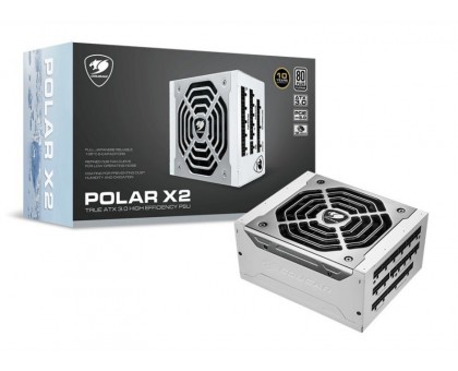 Блок живлення Cougar POLAR X2 1050, 1050 Вт, 80 Plus Platinum, модульний, ATX 3.0, Modular, 135мм Silent Fan