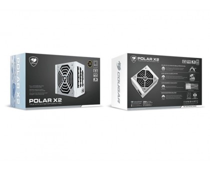 Блок живлення Cougar POLAR X2 1050, 1050 Вт, 80 Plus Platinum, модульний, ATX 3.0, Modular, 135мм Silent Fan