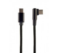 Кабель кутовий Cablexpert CC-USB2-CMCML-0.2M, USB 2.0 С-тато/С-тато, 0.2 м.