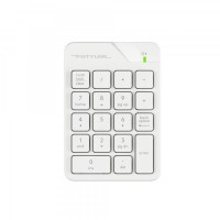 Клавіатура цифрова бездротова A4-Tech FGK21C (Grey), колір білий
