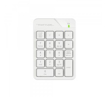 Клавіатура цифрова бездротова A4-Tech FGK21C (Grey), колір білий