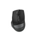 Мышь беспроводная A4Tech FB45CS Air2 (Smoky Grey), бесшумная Fstyler, BT+RF (Combo), 2000DPI, USB, встроенный аккумулятор, серый+черный