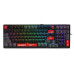 Механічна клавіатура A4Tech Bloody S98 (Bloody Red), червоні світчі, RGB підсвічування клавіш, USB, чорна
