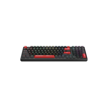 Механічна клавіатура A4Tech Bloody S98 (Bloody Red), червоні світчі, RGB підсвічування клавіш, USB, чорна