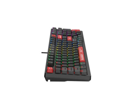 Механічна клавіатура A4Tech Bloody S98 (Bloody Red), червоні світчі, RGB підсвічування клавіш, USB, чорна