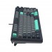 Клавіатура ігрова механічна A4Tech FS300 (Panda Rock Climbing), USB, FS Switches, сіра