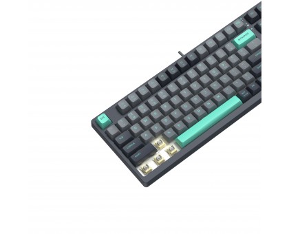 Клавіатура ігрова механічна A4Tech FS300 (Panda Rock Climbing), USB, FS Switches, сіра Клавіатура ігрова механічна A4Tech FS300 (Panda Rock Climbing), USB, FS Switches, сіра