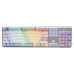 Клавіатура A4Tech FS100 (Icy Blue) механічна ігрова, неонове підсвічування, USB, FS Switches, срібляста