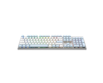 Клавіатура A4Tech FS100 (Icy Blue) механічна ігрова, неонове підсвічування, USB, FS Switches, срібляста