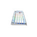 Клавіатура A4Tech FS100 (Icy Blue) механічна ігрова, неонове підсвічування, USB, FS Switches, срібляста