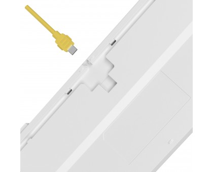 Механическая игровая клавиатура Bloody S87 (Energy White), красные свитчи, USB, RGB подсветка, BLMS TKL Switch, белая Механическая игровая клавиатура Bloody S87 (Energy White), красные свитчи, USB, RGB подсветка, BLMS TKL Switch, белая