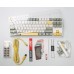 Механическая игровая клавиатура Bloody S87 (Energy White), красные свитчи, USB, RGB подсветка, BLMS TKL Switch, белая