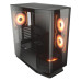 Корпус комп'ютерний Cougar FV270 RGB Black Ігровий, 3*120mm, 1*140mm, ARGB Fan Pre-installed, Type-C x1, USB3.0 x2, Audio x1, чорний