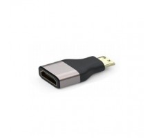 Адаптер Cablexpert AP-HDMI8K-FC, HDMI мама/тато mini-C, V2.1, 8K@60, алюміній