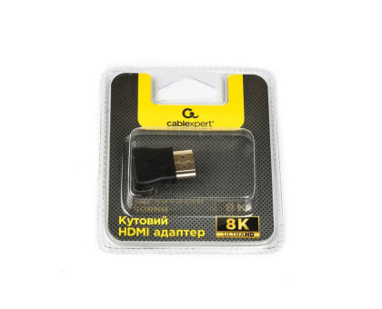 Перехідник кутовий Cablexpert AP-HDMI8K270-FML, HDMI роз'єм, 270 градусів