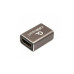 Адаптер Cablexper AP-HDMI8K-FF, HDMI "мама"/"мама", V2.1 8K@60Hz, F/F, алюміній