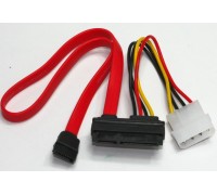 Кабель Gembird CC-SATA-C1, комбо кабель SATA, дата-35 см., питание-13.5см.