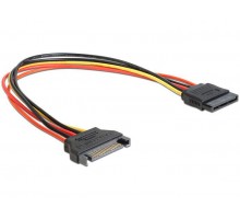Кабель Cablexpert CC-SATAMF-01, подовжувач живлення SATA, 0.3м.