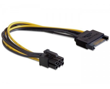 Кабель Cablexpert CC-PSU-SATA, внутрішній кабель живлення для PCI express