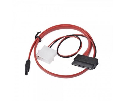 Кабель Cablexpert  CC-MSATA-001, дата кабель(Molex) папа+SATA на MicroSATA, 250 мм.