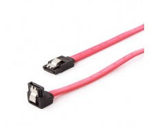 Кабель Cablexpert CC-SATAM-DATA90-0.1M, кабель передачи данных SATA III угловой, 10 см.