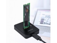 Док-станція для жорстких дисків USB Type-C Gembird DD-U3M2 M.2 SATA & NVME SSD 