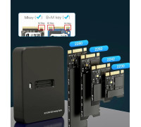 Док-станція для жорстких дисків USB Type-C Gembird DD-U3M2 M.2 SATA & NVME SSD 