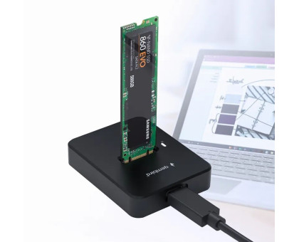Док-станція для жорстких дисків USB Type-C Gembird DD-U3M2 M.2 SATA & NVME SSD 