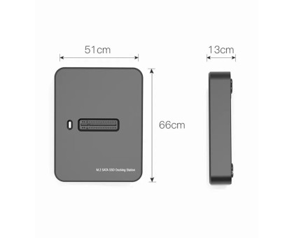 Док-станція для жорстких дисків USB Type-C Gembird DD-U3M2 M.2 SATA & NVME SSD 