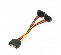Кабель Cablexpert CC-SATAM2F-02, кабель живлення SATA подвійний , 0.15м.