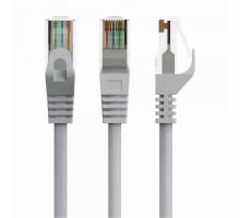 Патч корд Cablexpert PP6U-CU-1M, UTP, категорія. 6, литий,  50u" штекер із фіксатором, 1 м, сірий