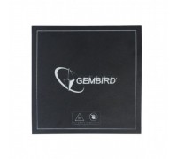 Поверхность для печати 3D, Gembird 3DP-APS-01, 155*155 мм, черный