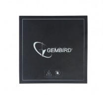 Поверхня для друку 3D, Gembird 3DP-APS-01, 155*155 мм, чорний