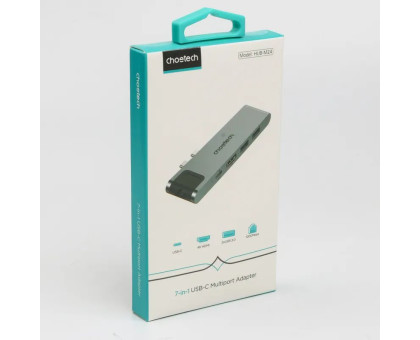 Адаптер Choetech HUB-M24, USB Type-C 7-в-1