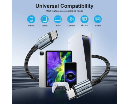 Кабель Choetech XCC-1015, преміум якість USB 2.0 C-тато/C-тато, 1,2 м.