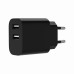 Мережевий ЗП Gembird TA-UC-2A12-01-BK, 2 USB-A 5V/2.4A (12W), чорний